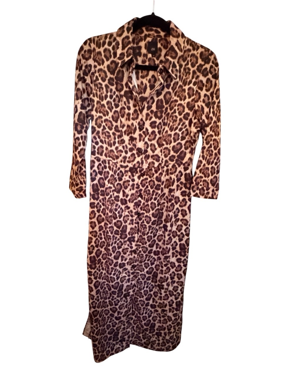 River Island Leopard Print Maxi Dress